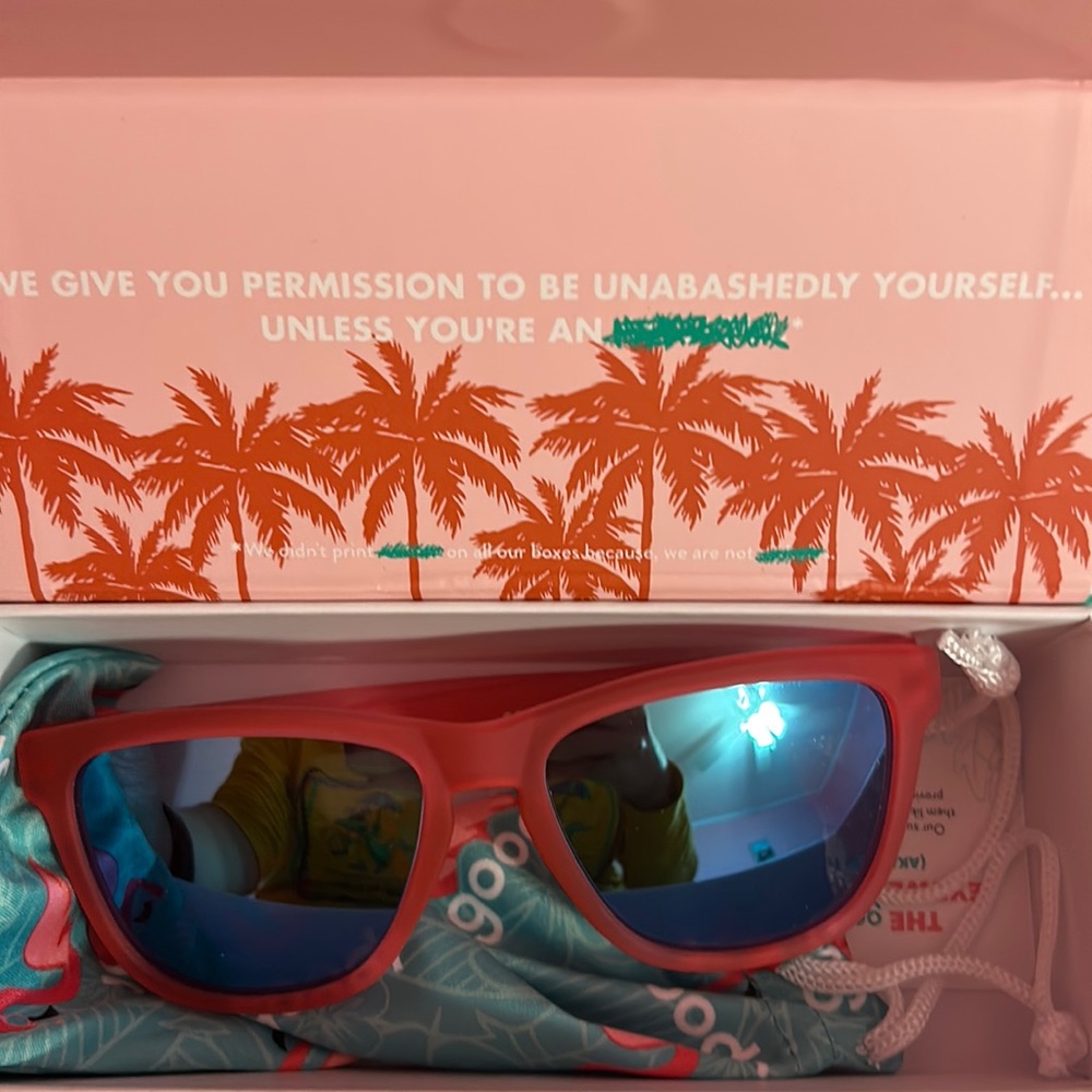 New never used goodr sunglasses.